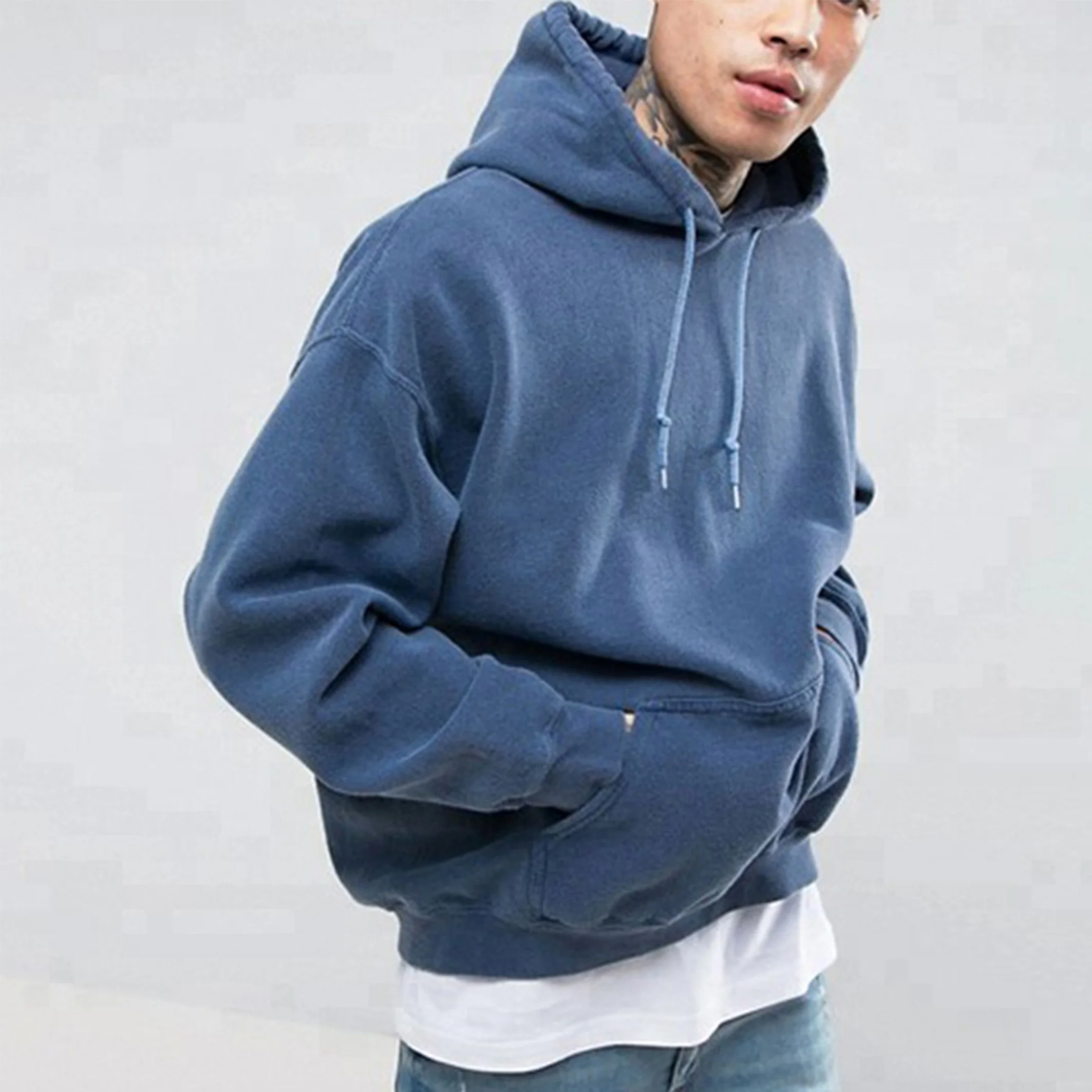 

Fashion Wholesale Vintage Mens 100% Cotton Blank Oversized Hoodies Sweatshirts Pullover, As your choices