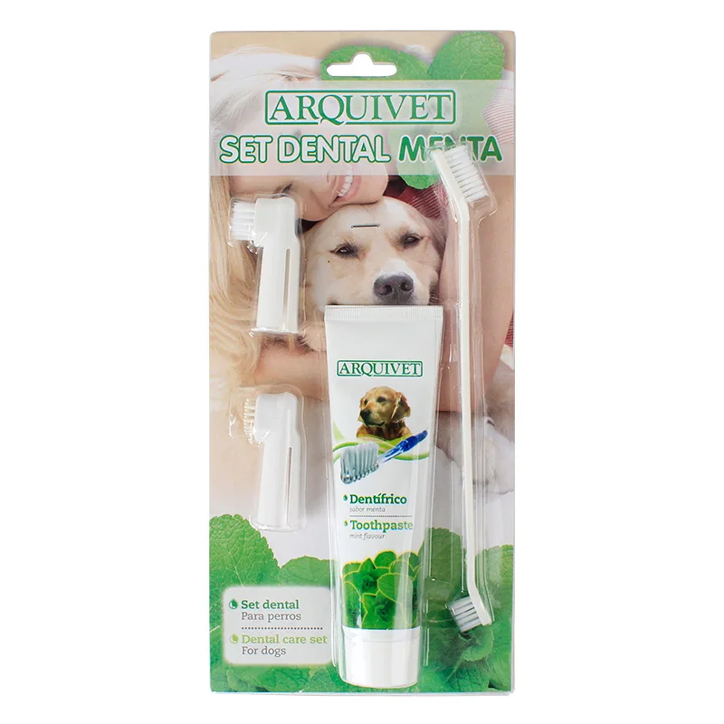 

HY High Quality Pet Grooming Products Dog Toothbrush And Pet Toothpaste For Dog, Mix color