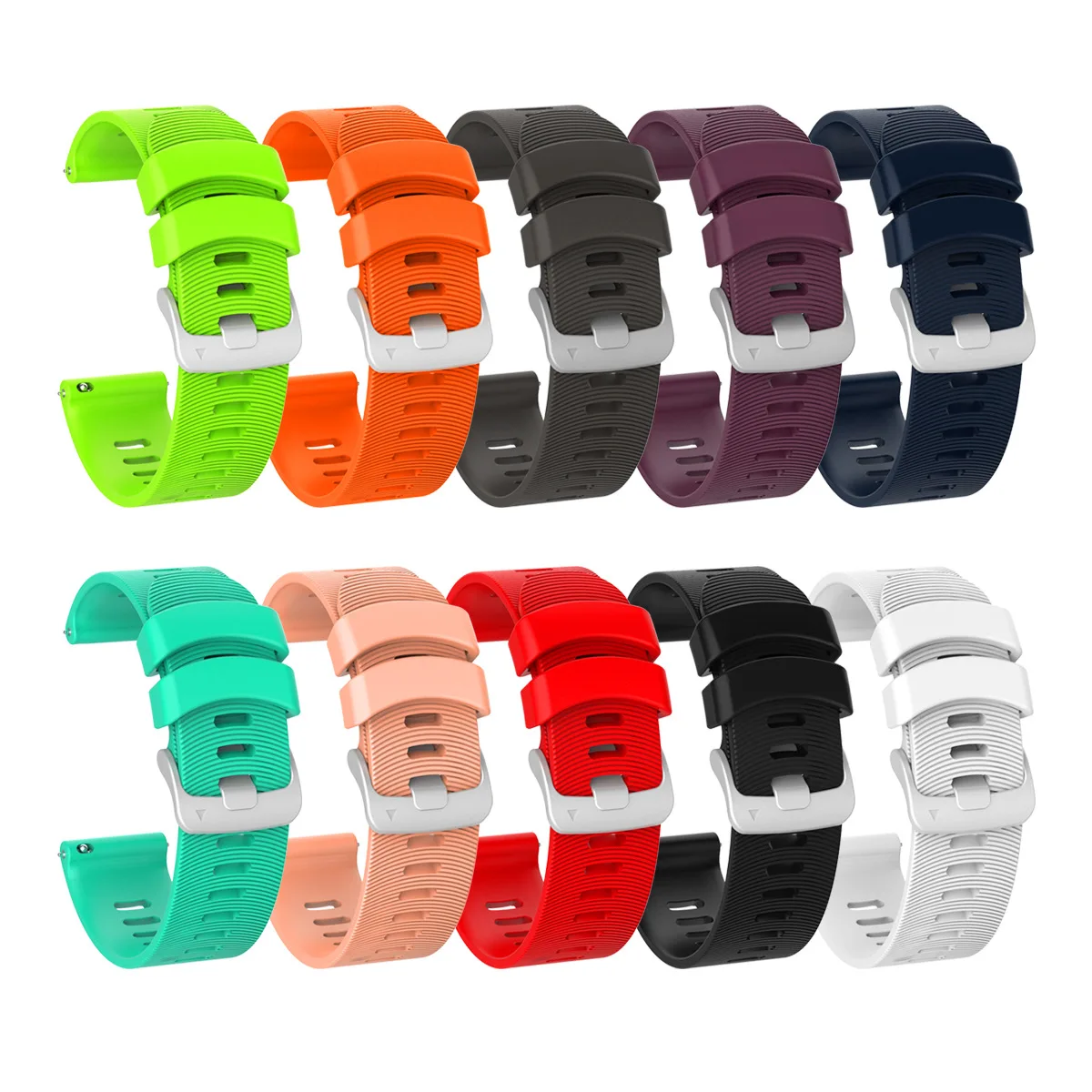 

New Wrist Silicone Watch Band Sports Strap For Forerunner Garmin 245 245M 645 Vivoactive 3 Venu Venu SQ Bracelet Watchband, Many