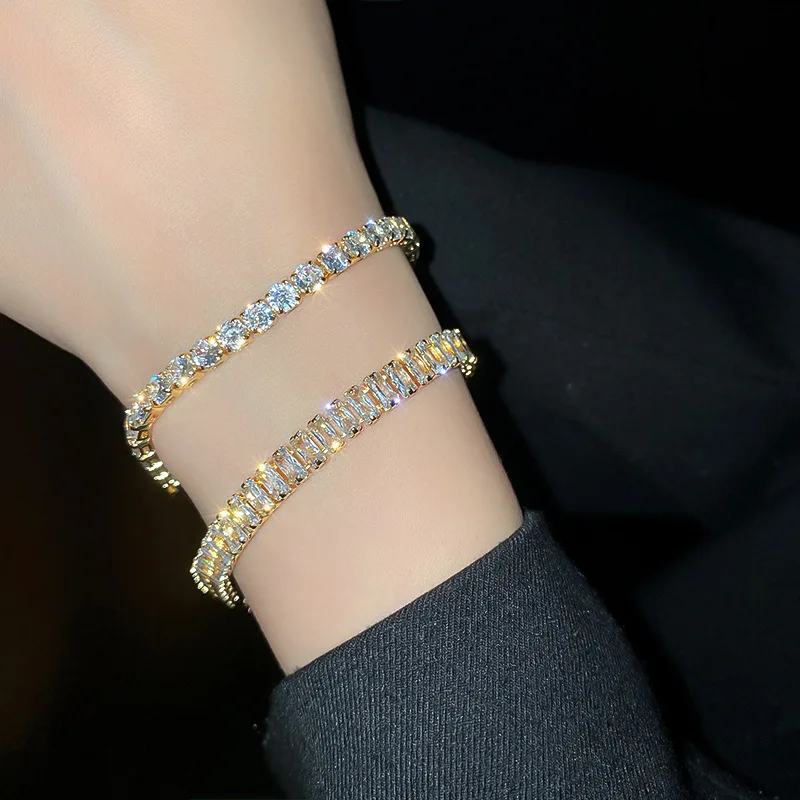 

fashion charms geometric crystal bracelet women