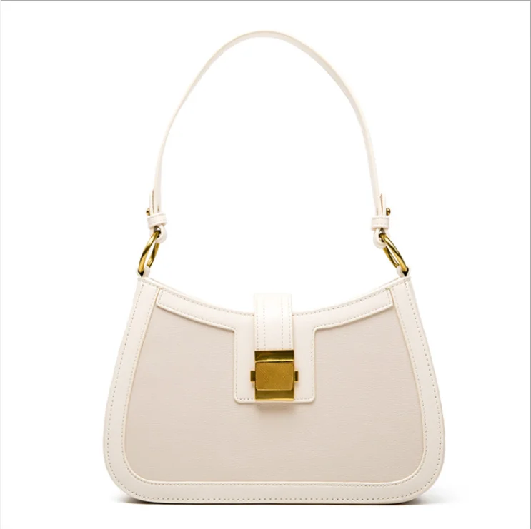 

Fashion Woman Small Armpit Single Shoulder Handbag Multi Color PU Leather Handmade Crossbody Clutch Handbag