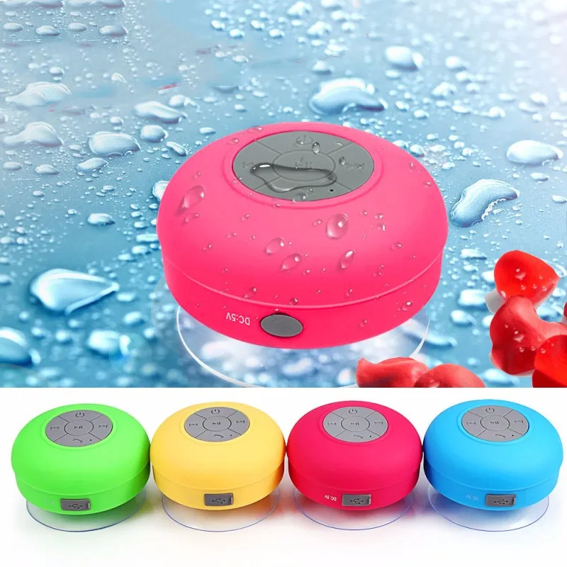 Wholesale 2020 Bluetooth Speaker with Suction Cup Silicon speaker portable Waterproof wireless speaker - ANKUX.COM
