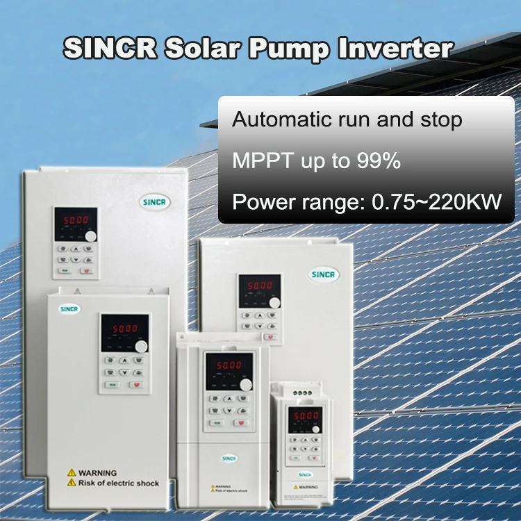 2.2kw 3hp 2200w Solar Pumping Inverter 1phase Single Phase 220v240v Ac