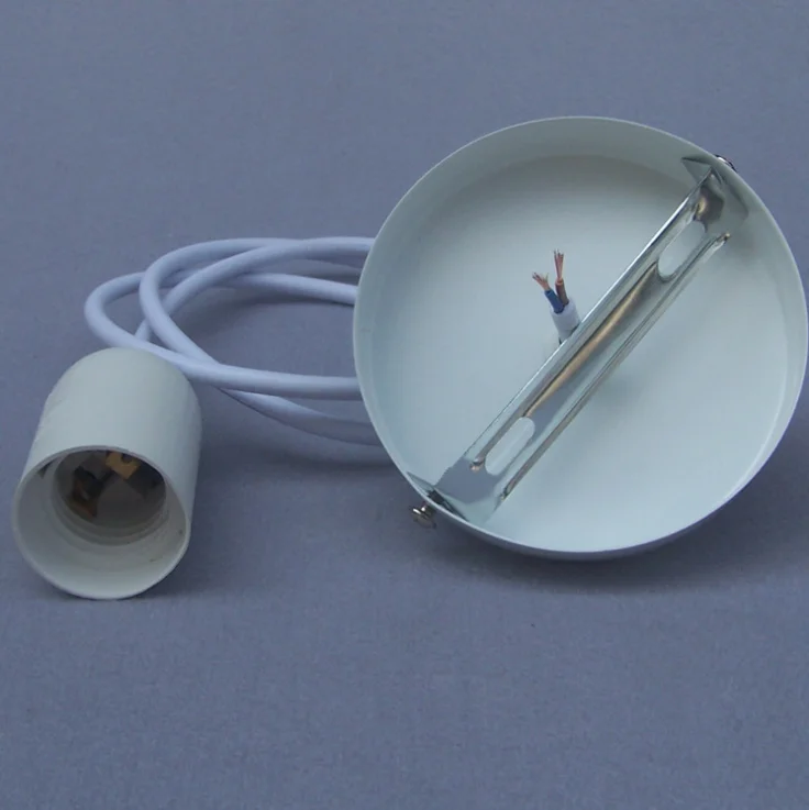 E27 Lamp Holder Lamp Holder Hanging Wire Paper Bamboo Lantern Lampshade Light Bulb Chandelier Wire Restaurant Teahouse Lighting