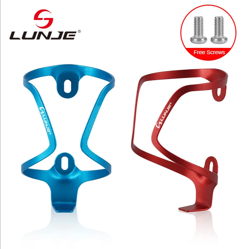 

LUNJE Bicycle Water Bottle Holder Aluminium Alloy CNC Ultralight MTB Road Bike Bottle Cage Holder