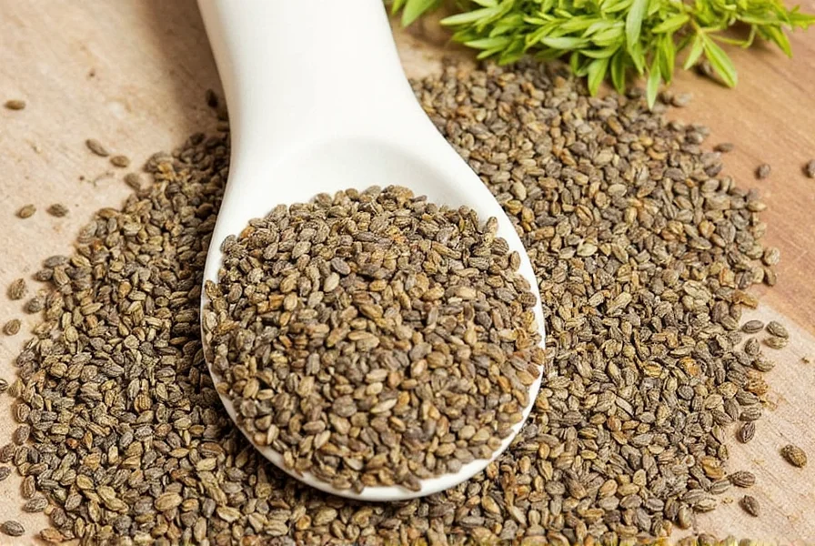 Jar of whole cumin seeds