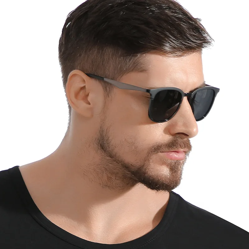 

SHINELOT P0047 New Product Tr90 TAC1.1 Men Sunglasses Designer Inspired Brand Fashion Men Sunglasses cordon flotante gafas