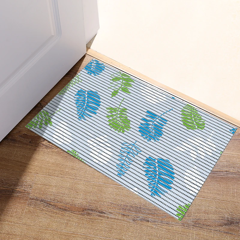 Pvc Foam Antislip Mat Blue Bathroom Rugs Non Slip Bath Mat Buy