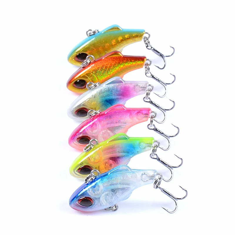 

2021 New Design Factory supply attractive price hard bait mini VIB lure fishing lures for wholesale, 6 colors