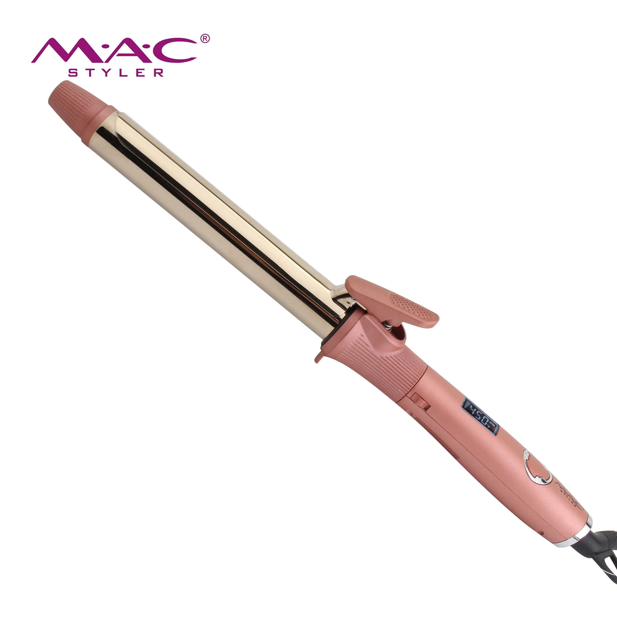 

MC-5725 Classic Hair Curler Design Rotating Hot Tools Hair Curling Iron, Pink