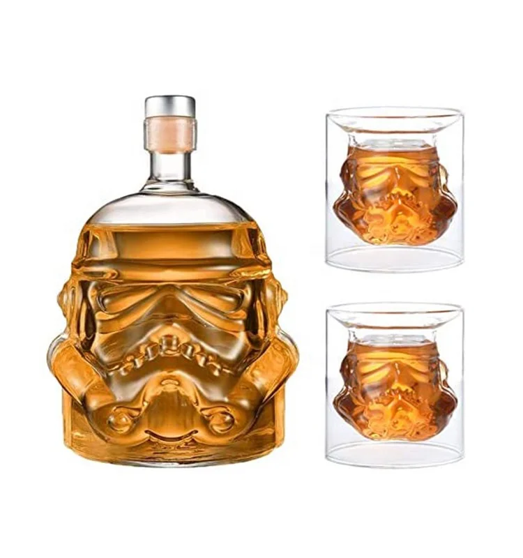 

Stormtrooper Glass Thumbs Up Star Wars Glass Stormtrooper Decanter and cups