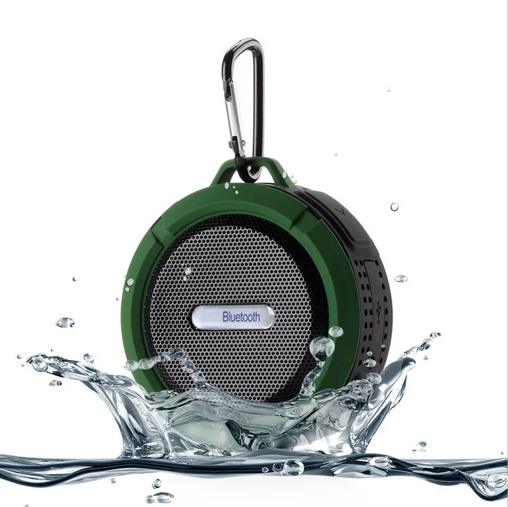 

2021 New waterproof IPX4 portable mini wireless speaker, Black,red,blue,green