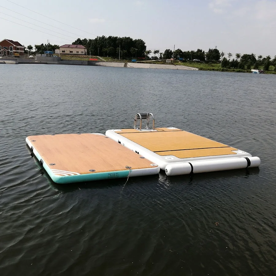 

leisure land pontoon, Blue/white