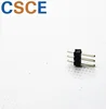 Black 1*3 Single Pin Header Connector Pe Bag PCB Board To Board Connectors