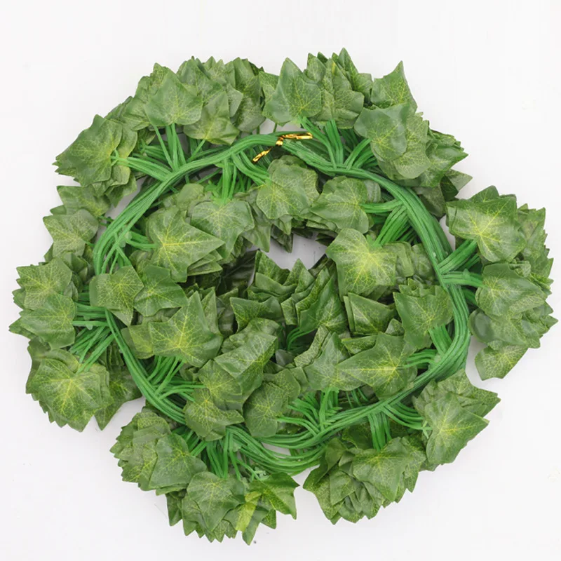

MZL Artificial Ivy Leaf Garland Plants Home Room decoration DIY Wall Decor Artificial Vine Foliage