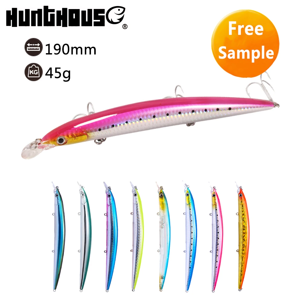 

Japan dancing fish swimming hard lure trout artificial minnow, 7 colors
