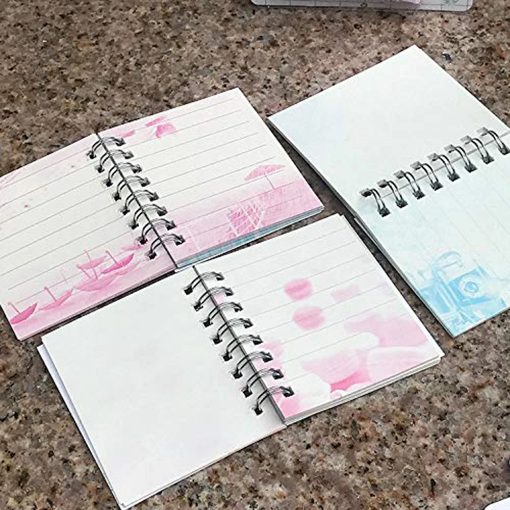 Smart Memo Pads Graph Spiral Mini Notebook With Color Pages With Keychain Buy Graph Notebook
