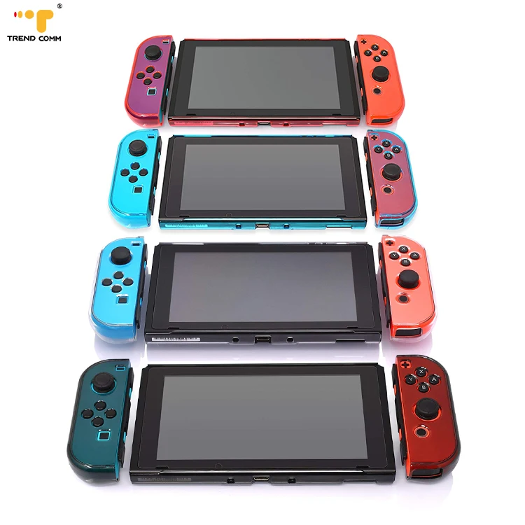 

PC Accessories Gaming Removable Cover 5 in 1 Hard Plastic Protduct Clear Case For Nintendo Switch