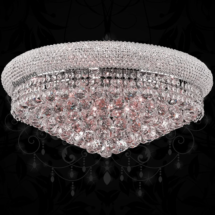 
90cm wide crystal ceiling light chandelier lampada da soffitto lampara de techo taklampe taklampa plafondlamp lustr 