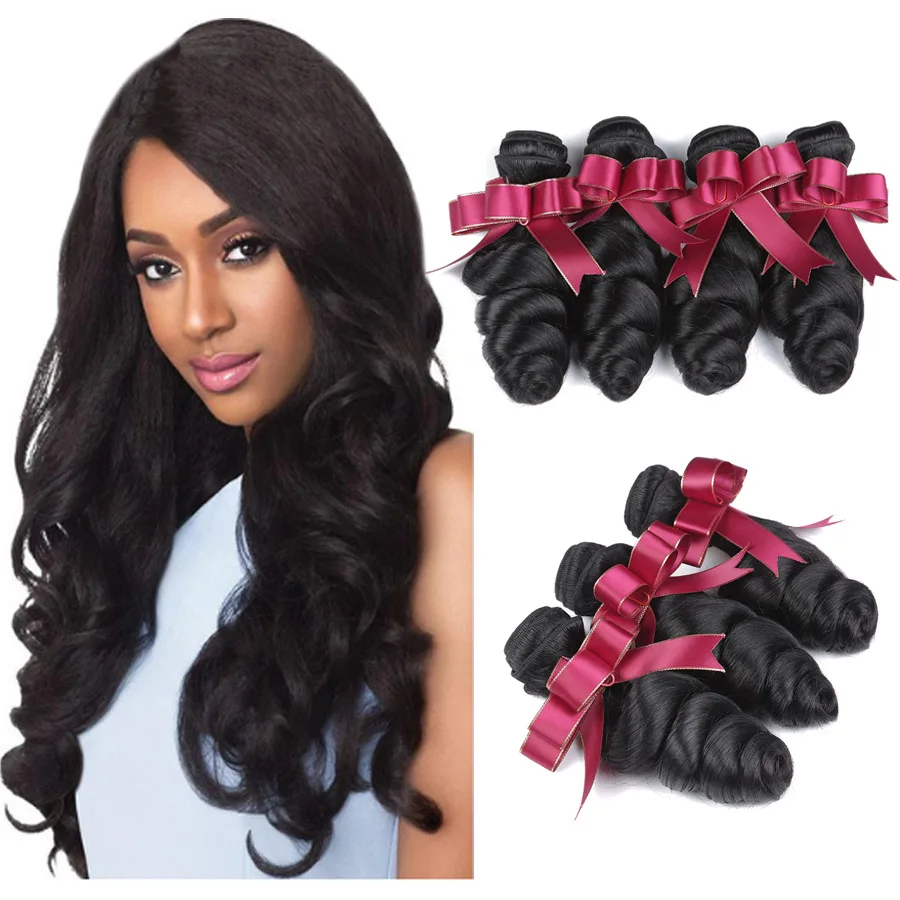 

Beautiful And Convenient mink hair 100% raw virgin human hair weft from Malaysian hair no tangle no shedding