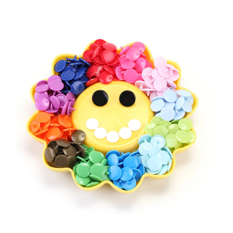 

Wholesale Price T3 Baby Resin Snap Buttons Plastic Snaps Clothing Accessories Press Press Button Fasteners Stud, As picture