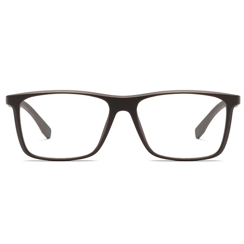 

New Designer Eyeglasses TR Frame Glasses Trendy solid Rectangle Simple stye Anti Blue Light Eyewear 2021