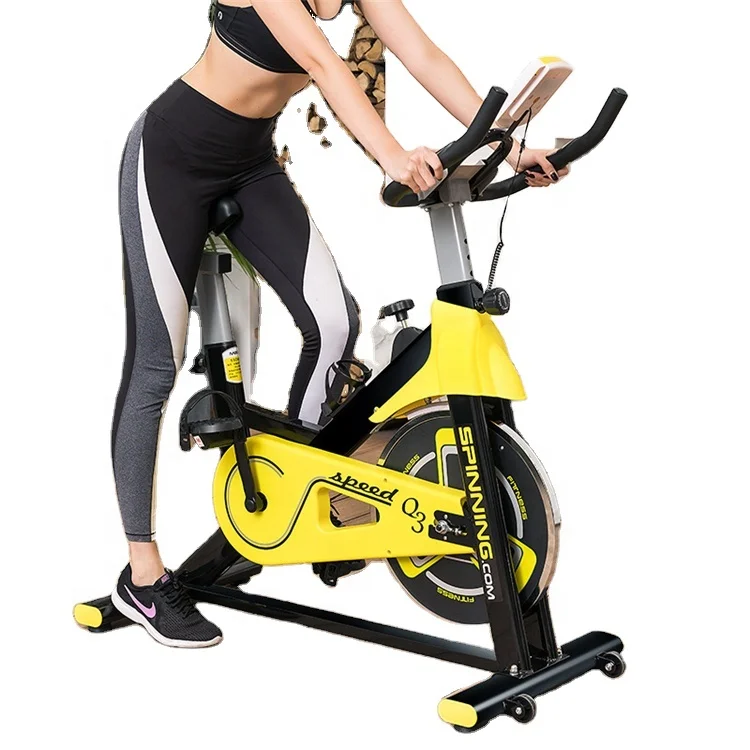 

Factory Direct Gym Equipment Fitness Spin Bike Spinning bike, Black/yellow