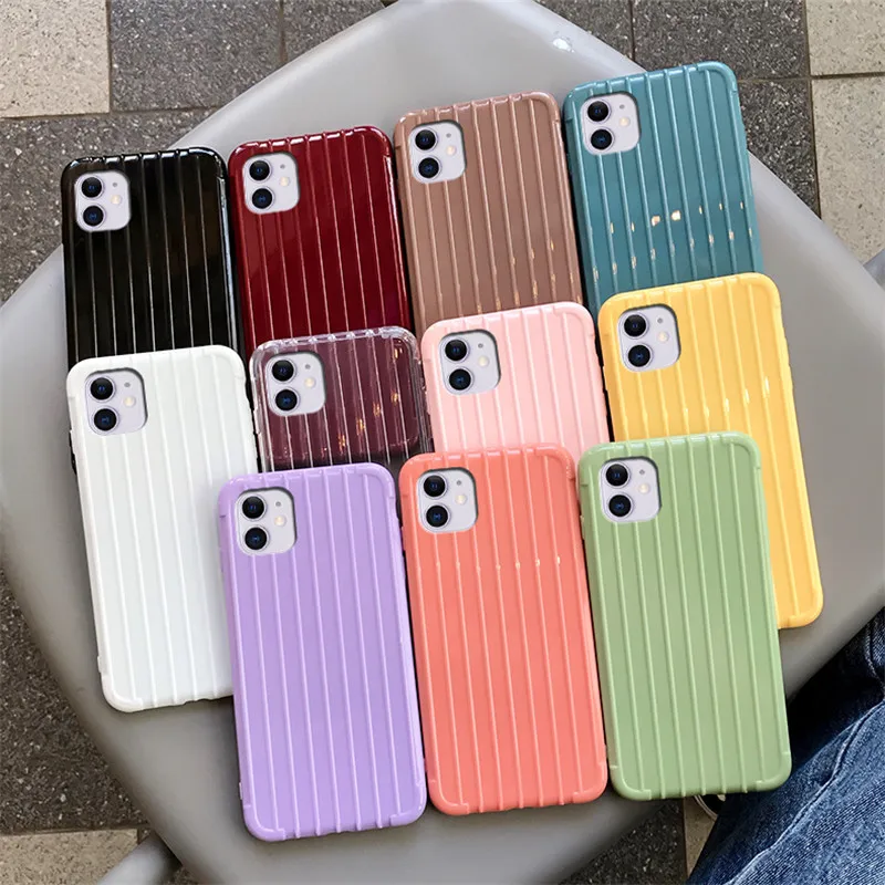 

exquisite travel case fancy travel luggage cover case for iphone mobile 11/11pro/11pro max