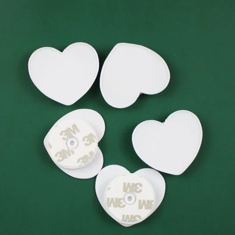 

Custom Phone Socket heart shape Phone Holder Sockets, White black