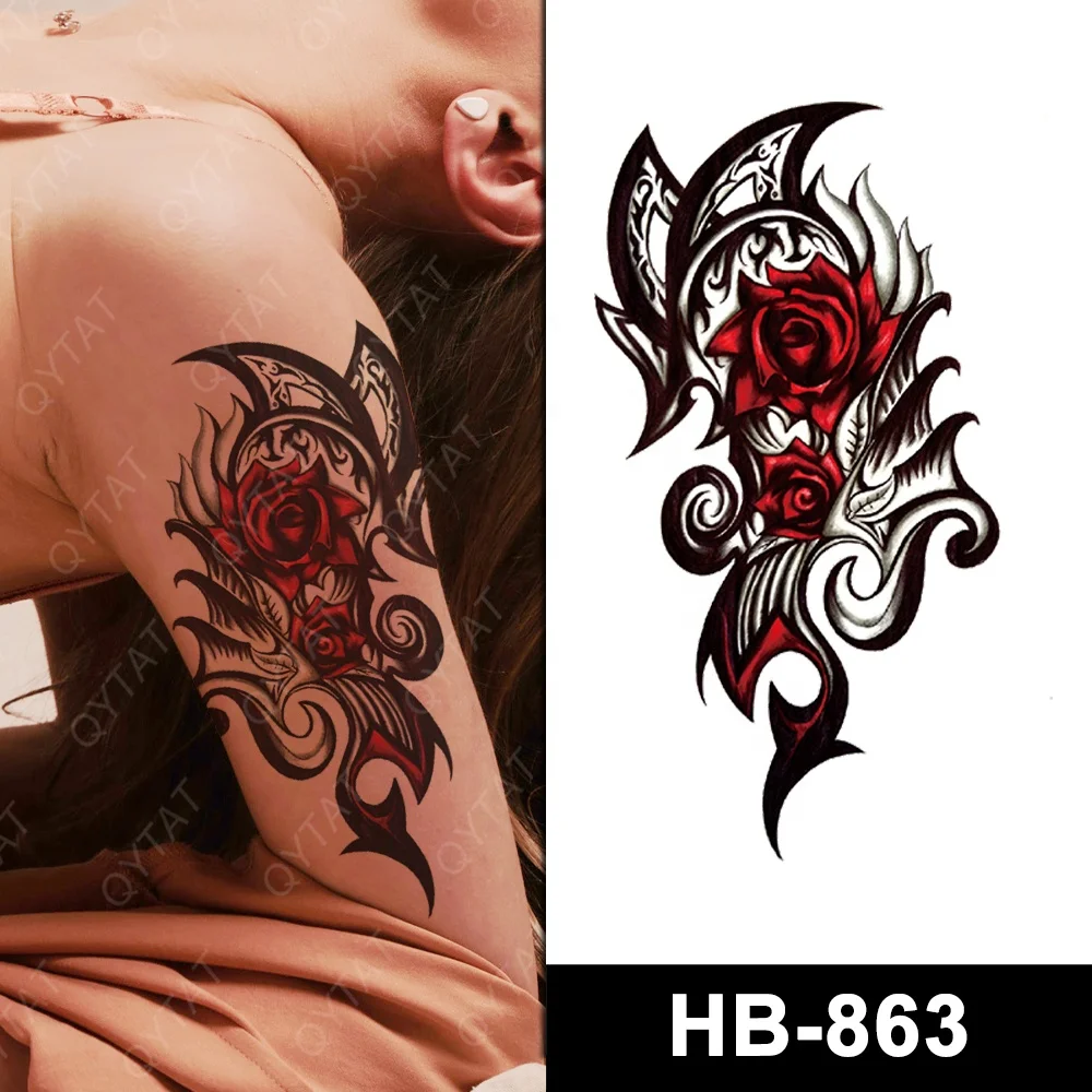 

Non-toxic High Quality Waterproof Long Lasting Fashion Sticker Colourful Removable Fake Sexy Temporary Body Tattoo