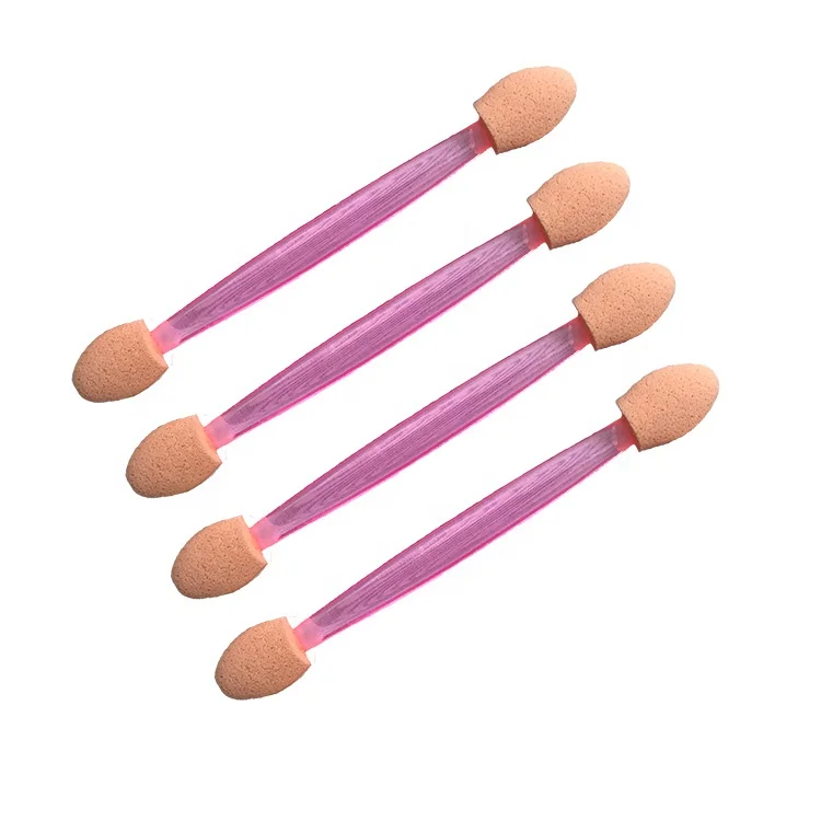 
Manufacturer Wholesale Cheap Disposable Double Ended Sponge Eyeshadow Applicator with Foam Tip 