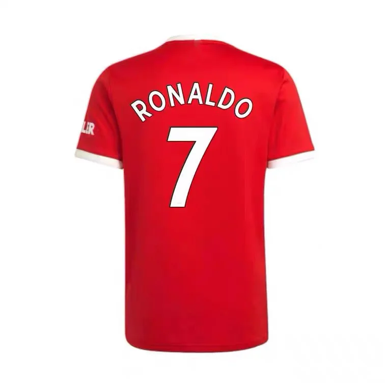 

21 22 Ronaldo transfers jersey sportswear CR7 returns football shirt, Picture show or custom color