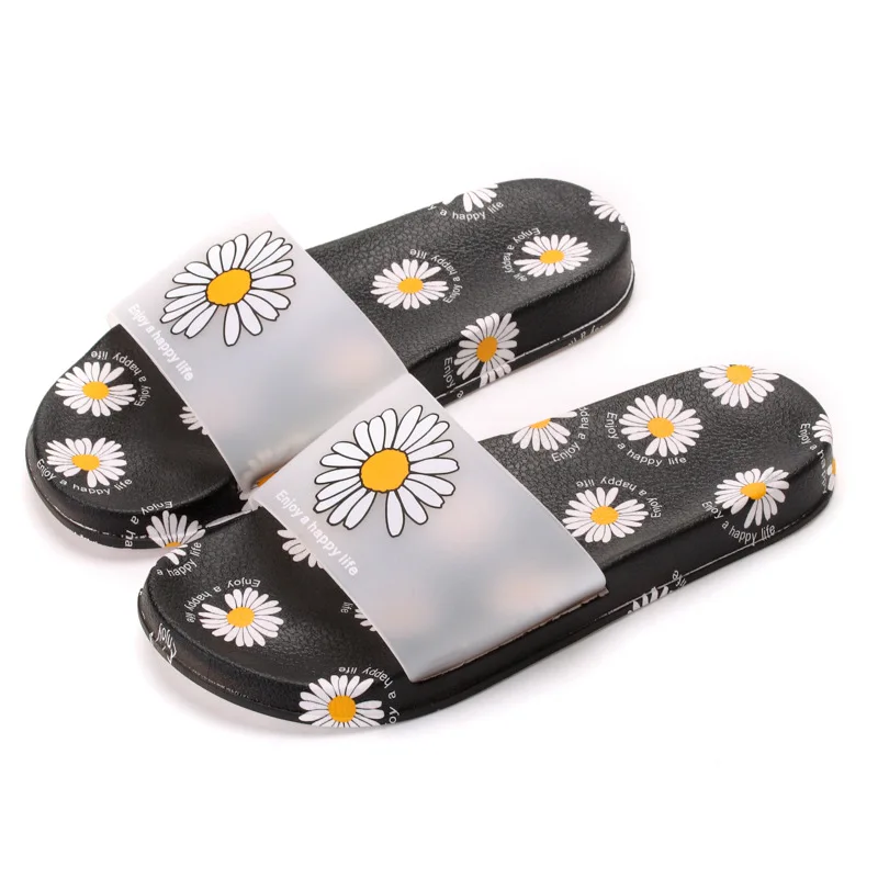 

2022 women's slippers indoor and bedroom or outdoor shoes jelly house sun flower slippers