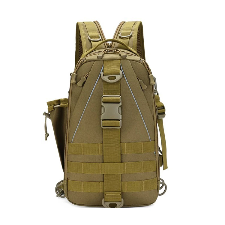 

Hot Sale Outdoor Multifunction Military Laptop Sling Bags Tackle Fishing Backpack Tactical Crossbody Bag
