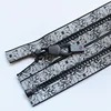Factory hot sale tpu pattern tape waterproof zipper reflective good price