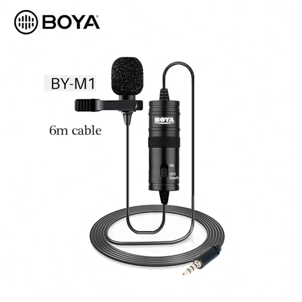 

Good Quality M1 Microfono M1 Noise Cancelling Mic Of Boya, Black