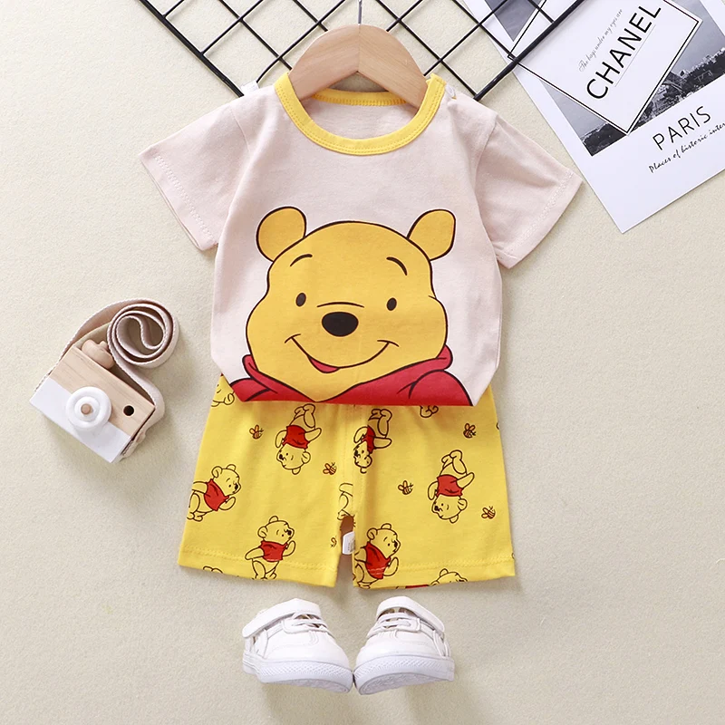 

2021 Factory wholesale children's clothing boy polo shirt Amazon hot sale Korean style short-sleeve baby clothes set