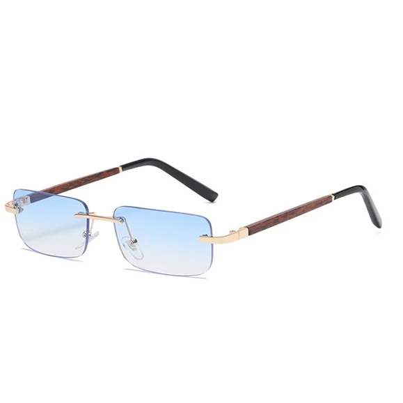 

Superhot Eyewear 11450 New Arrivals 2021 Fashion Vintage Rimless Square UV400 Sunglasses
