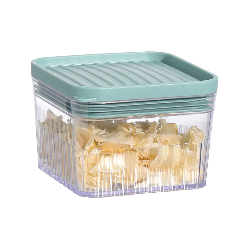 

Plastic Polygon Containers Kitchen Plastic Storage Box Airtight With Lid For Dry Food, Transparent clear