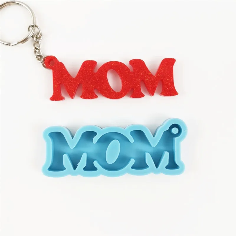 

5101 The Festival of Mom Silicone Resin Molds Personal Decoration epoxy molds Keychain Mold, Random