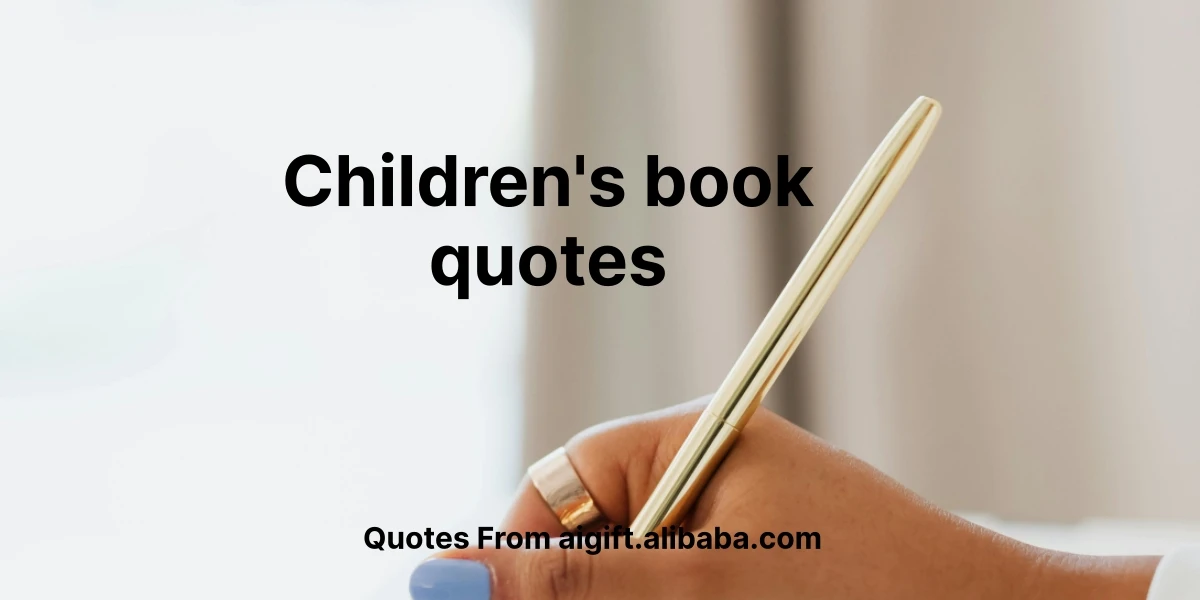 children's book quotes