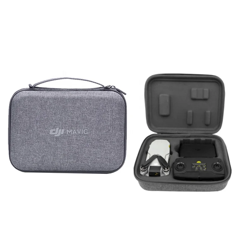 

Universal Zipper Eva DJI Case Drone Bag Eva Waterproof Shockproof DJI Carrying Drone Storage Case For Drone Dji Mavic Mini, Grey