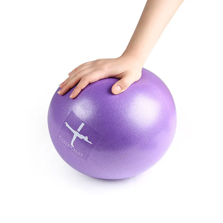 

eco friendly colorful soft 20cm mini pilates ball 9 inch, Green/purple/grey