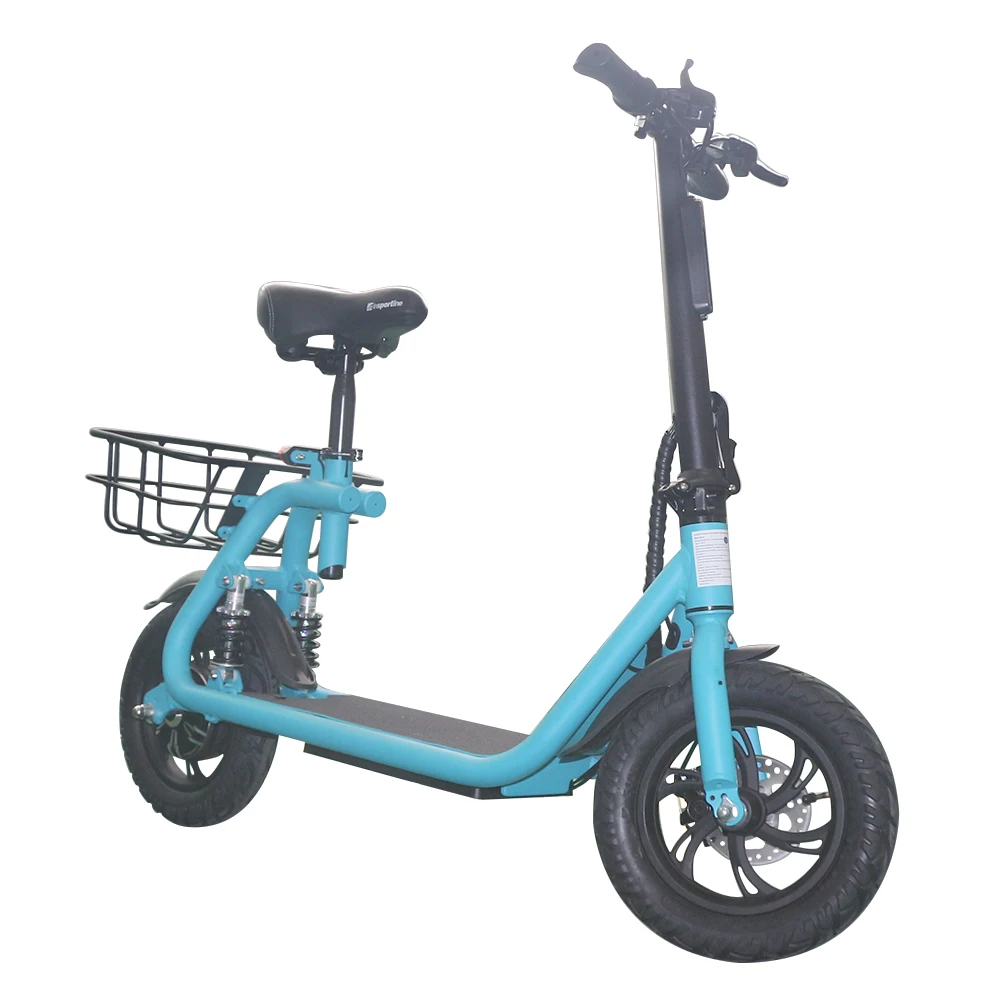 

EU Warehouse Fast delivery 500W Adult Electric Scooter With Seat sale, Green, black,green