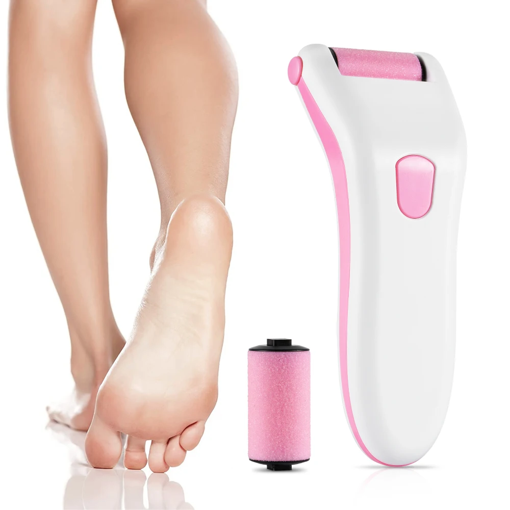 

chinese foot pedicure machine electric callus remover foot files for feet as seen on tv, White