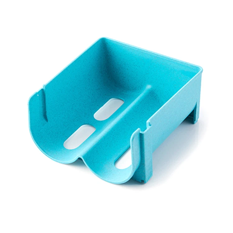 

C92 Dining Table Wine Display Stand Beer Refrigerator Storage Basket Box Home Kitchen Desktop Plastic Can Beverage Organizer, Green,blue,pink