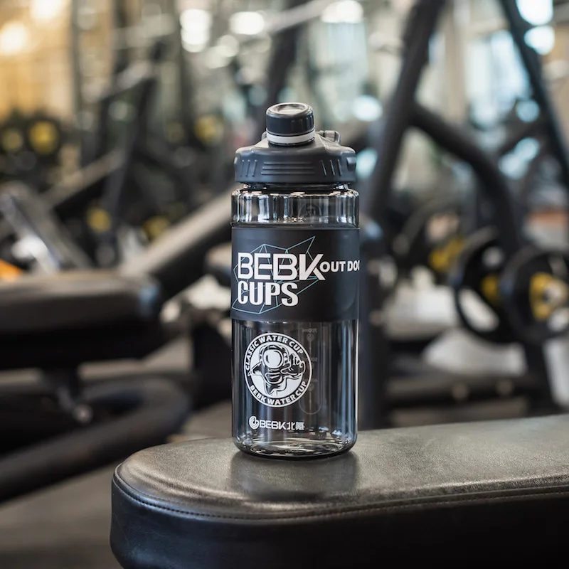 

New Arrival BPA free Plastic Gym Bottle Big Capacity Leakproof Plastic Sport Water Bottle With Lid