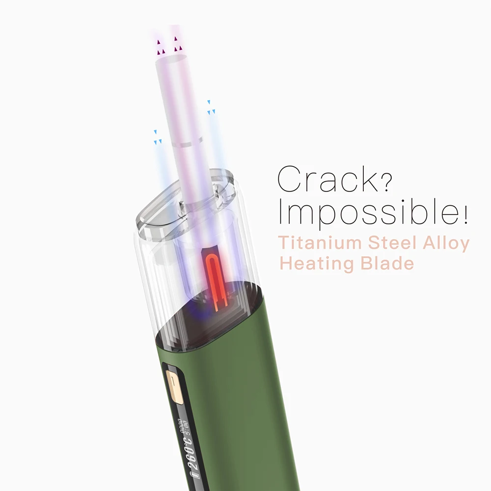 
2020 New Heat No Burn Tobacco Heating Device LAMBDA CC Heat Sticks Not Burn Dry Herb Electronic Cigarette Original Manufacturer 