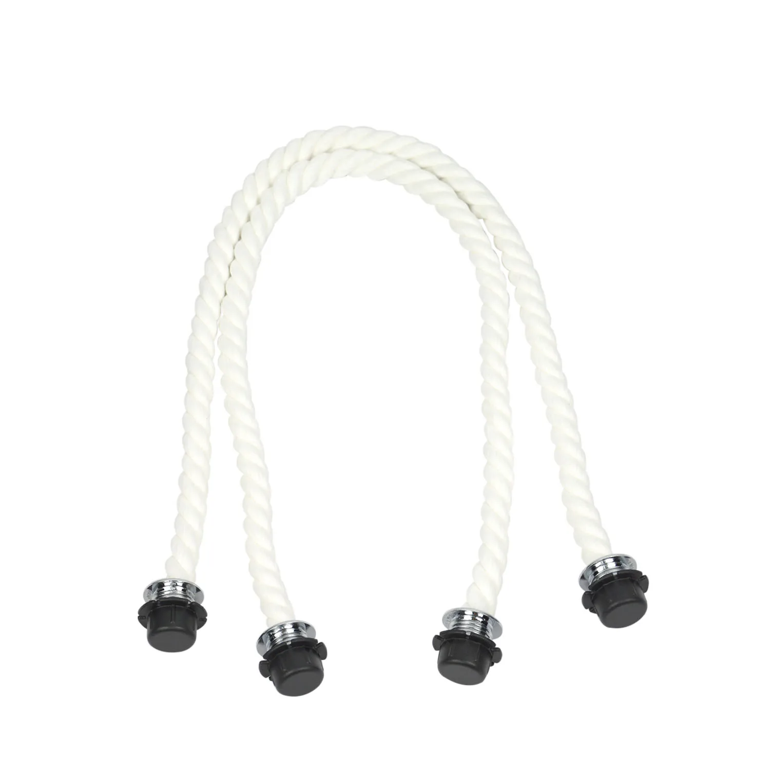 

New Tanqu 1 Pair Long Short Very SOFT White Hemp Rope Handle for O bag Obag Women Handbag Classic Mini Chic City Urban EVA Bag