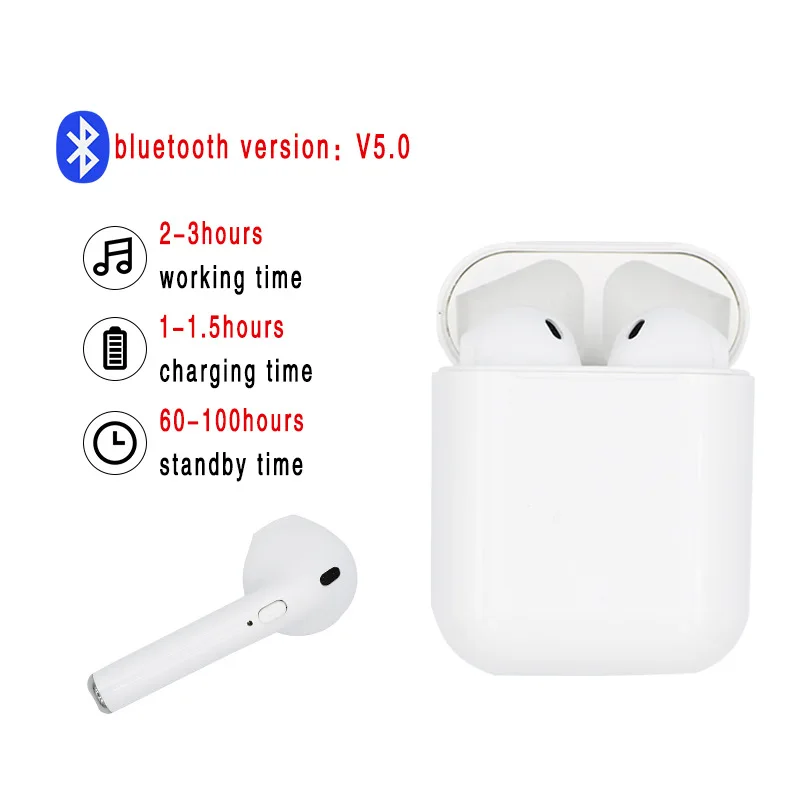 i10s Tws wireless Bluetooth 5.0 earbuds wireless earphones i10 with microphone charging box for mobile phones - ANKUX.COM